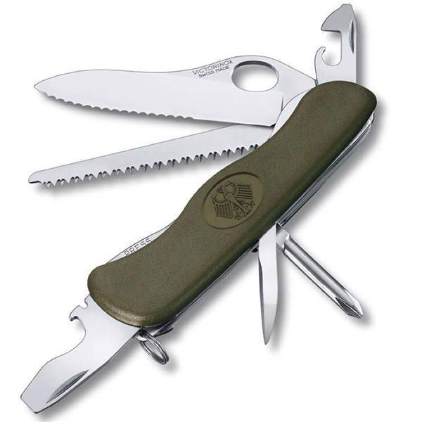 چاقوی ویکتورینوکس مدل DE Soldier کد 08461MW4DE، Victorinox DE Soldier 08461MW4DE Knife