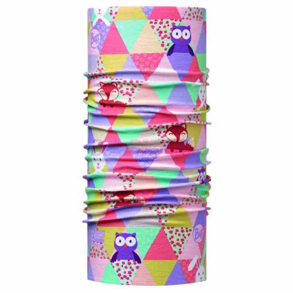 دستمال سر وگردن کودک باف مدل 115090.555.10 BABY HIGH UV BUFF، PATCHWORK ANIMALS MULTI