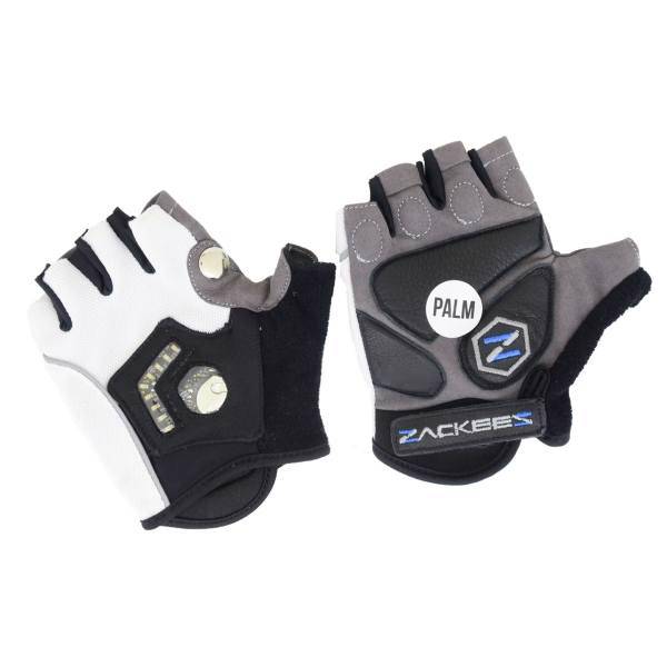 دستکش دوچرخه سواری زاکیز مدل چراغ راهنما دار، ZACKEES TURN SIGNAL GLOVES 2.0