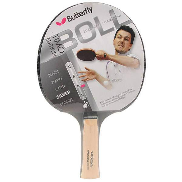 راکت پینگ پنگ باترفلای مدل Timo Boll Silver کد 85015، Butterfly Timo Boll Silver 85015 Ping Pong Racket