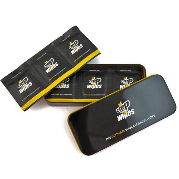 دستمال تمیز کننده کفش کرپ مدل Wipes بسته 12 عددی، Crep Wipes Shoe Cleaning Wipes Pack Of 12