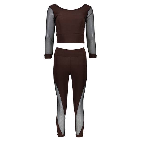 ست بلوز و لگ ورزشی زنانه دایاموند مدل 1-2128، Diamond 2128-1 Blouse And Legging Set For Women