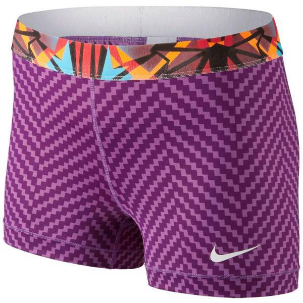 شورت ورزشی زنانه نایکی مدل Pro Core Zigzag، Nike Pro Core Zigzag Shorts For Women