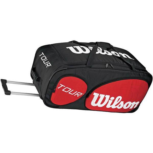 ساک تنیس ویلسون مدل Tour Travel Wheels RDBK، Wilson Tour Travel Wheels RDBK Tennis Bag