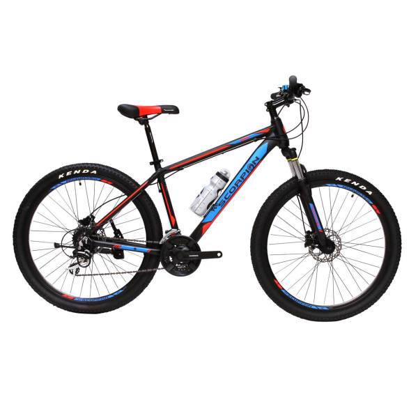 دوچرخه کوهستان اسکورپیون مدل RS270 YS727 Black Red Blue 2017 سایز 27.5، Scorpion Rs270 Ys727 Black Red Blue 2017 Mountain Bike Size 27-5