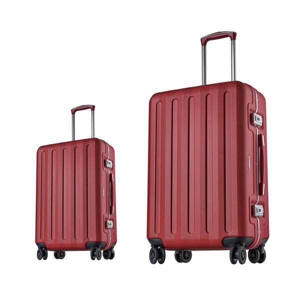 مجموعه دو عددی چمدان اکولاک مدل Amos بزرگ و کابین، Echolac Amos Luggage Pack Of 2