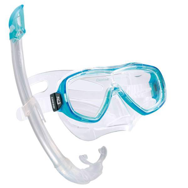 مجموعه ماسک و اسنورکل کرسی مدل Onda Mare Aquamarine، Cressi Onda Mare Aquamarine Snorkeling Set