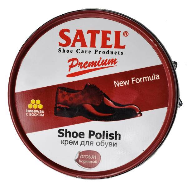 واکس کفش ساتل مدل Shoe Polish به همراه یک عدد پاشنه کش