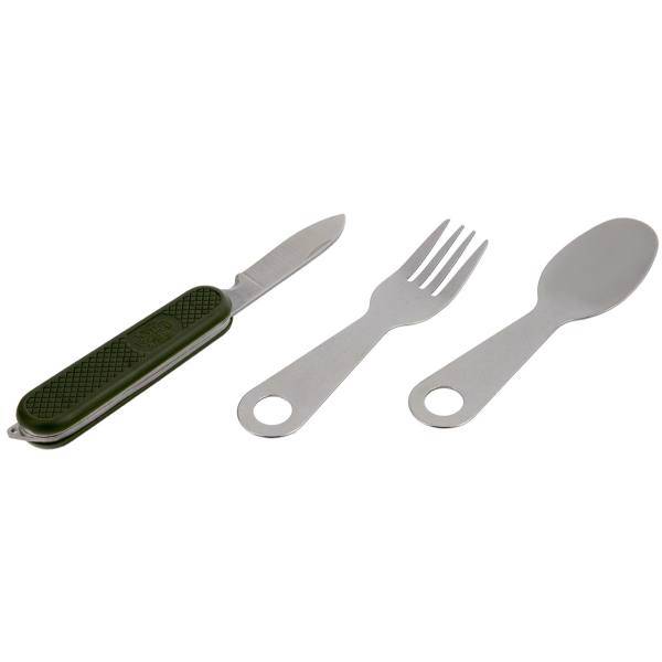 مجموعه قاشق، چنگال و چاقو سفری مدل S003، S003 Camping Cutlery Set