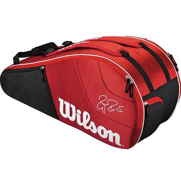 ساک تنیس ویلسون مدل Federer Team 6PK RDWH، Wilson Federer Team 6PK RDWH Tennis Bag