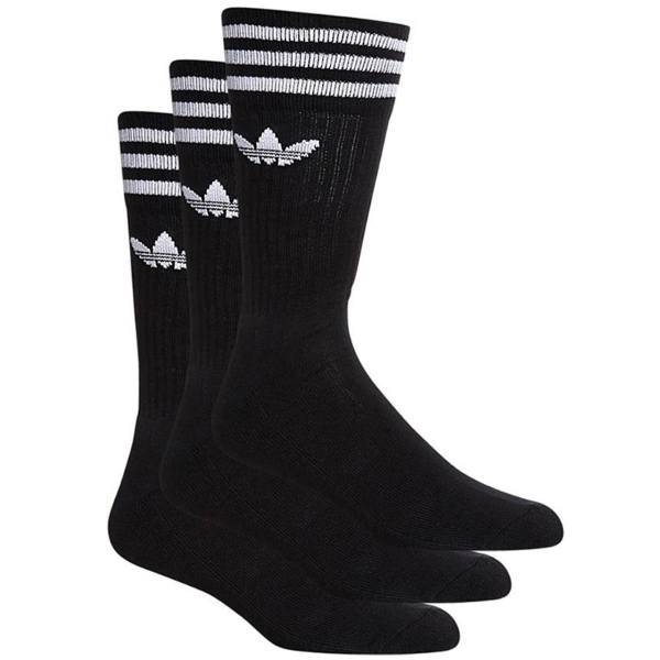 جوراب مردانه آدیداس مدل Solid Crew بسته 3 عددی، Adidas Solid Crew For Men Socks 3 Pack