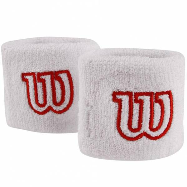 مچ بند ویلسون مدل W White، Wilson W White Wristbands