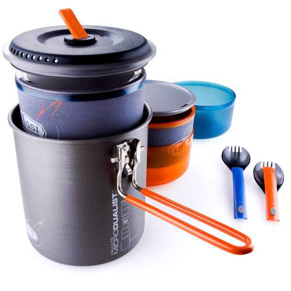 مجموعه ظروف سفری جی اس آی مدل Pinnacle Dualist، GSI Pinnacle Dualist Camping Tableware