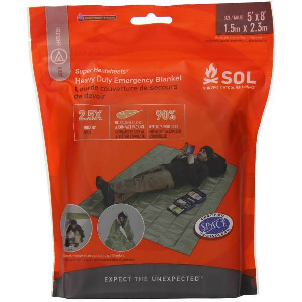 پتو نجات سول مدل Heavy Duty Emergency، Sol Heavy Duty Emergency Blanket