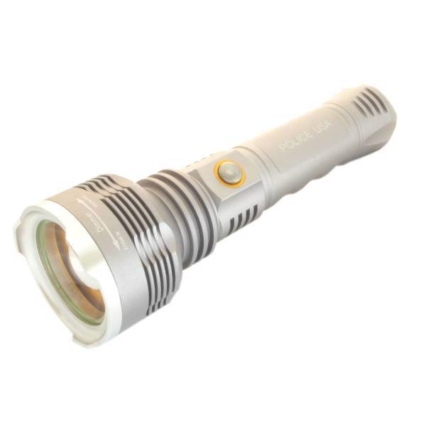 چراغ قوه شارژی مدل Silver، Silver Rechargeable Flashlight