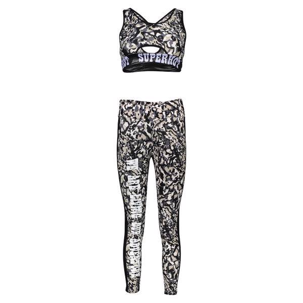 ست ورزشی زنانه دایاموند مدل 8835، Diamond Top And Pants Sport Set For Women 8835