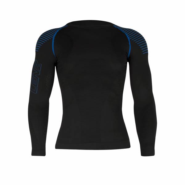 بلوز لایه اول مردانه مشکی آبی مدل3.0، Art.214 Longsleeve Men 3.0 roundneck