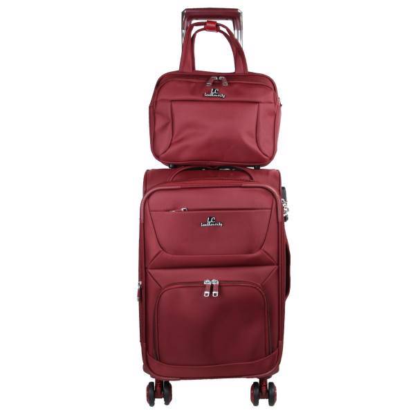 مجموعه دو عددی ساک و چمدان ال سی مدل 8-2-24-4-A149، LC A149-4-24-2-8 Bag and Luggage 2 Pcs