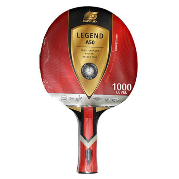 راکت پینگ پنگ سانفلکس مدل LEGEND A50 LEVEL 1000، SunfleX LEGEND A50 LEVEL 1000 Ping Pong Racket