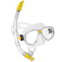 مجموعه ماسک و اسنورکل کرسی مدل Marea Vip Yellow Cressi Marea Vip Yellow Snorkeling Set