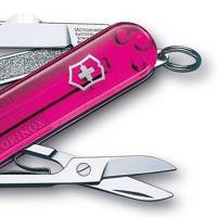 چاقوی ویکتورینوکس مدل Classic Pink Trans کد 06203T5 Victorinox Classic Pink Trans 06203T5 Knife