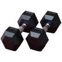 دمبل بدنسازی شش‌ضلعی 10 کیلوگرمی - دو عددی - 10kg Hexagonal Fitness Double Dumbbell