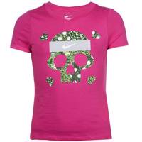 تی شرت زنانه نایکی مدل CTN V Skull Pattern TEE YTH Nike CTN V Skull Pattern TEE YTH For Women T-shirt