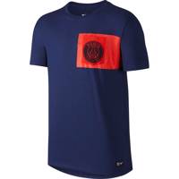 تی شرت آستین کوتاه مردانه نایکی مدل Paris Saint-Germain FC Crest Nike Paris Saint-Germain FC Crest Short Sleeve T-Shirt For Men