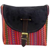 کیف دوشی زنانه پارچه ای مدل زمانی کد324 Purse 324