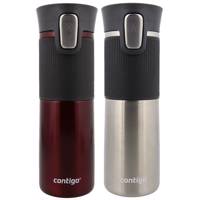 ماگ مسافرتی کانتیگو مدل Spill-Proof حجم 473 میلی لیتر بسته 2 عددی Contigo Spill-Proof 473 mil Mug 2PCS