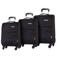 مجموعه سه عددی چمدان هوسنی مدل 1-8018 Hossoni 8018-1 Luggage 3 Pcs