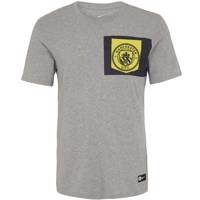 تی شرت آستین کوتاه مردانه نایکی مدل Manchester City FC Crest Nike Manchester City FC Crest Short Sleeve T-Shirt For Men