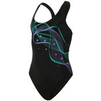 مایو دخترانه آکوا اسفیر مدل Exie Black Turquoise Aqua Sphere Exie Black Turquoise Swimsuit For Girls