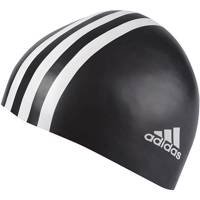 کلاه شنای آدیداس مدل 3Stripes Silicone کد V86934 Adidas 3-Stripes Silicone V86934 Swimming Cap