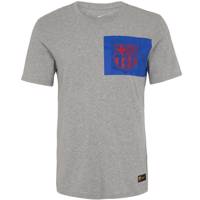 تی شرت آستین کوتاه مردانه نایکی مدل FC Barcelona Crest Nike FC Barcelona Crest Short Sleeve T-Shirt For Men