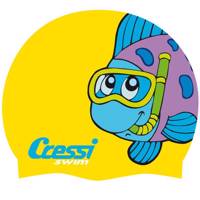 کلاه شنای بچه گانه کرسی مدل Junior Cap Yellow Cressi Junior Cap Yellow Swimming Cap