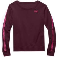 تی شرت زنانه آندر آرمور مدل UA Cotton Fleece Branded Graphic Crew Under Armour UA Cotton Fleece Branded Graphic Crew T-shirt For Women