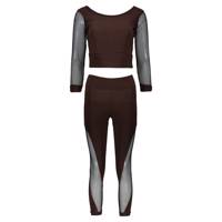 ست بلوز و لگ ورزشی زنانه دایاموند مدل 1-2128 Diamond 2128-1 Blouse And Legging Set For Women