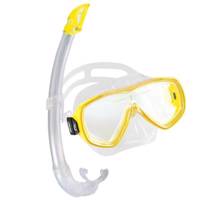 مجموعه ماسک و اسنورکل کرسی مدل Onda Mare Yellow Cressi Onda Mare Yellow Snorkeling Set
