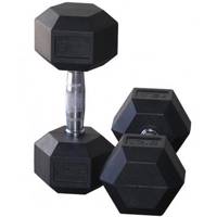 دمبل بدنسازی شش‌ضلعی 12.5 کیلوگرمی - دو عددی - 12.5kg Hexagonal Fitness Double Dumbbell