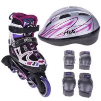 اسکیت کفشی دخترانه فیلا مدل X-One Combo 3 FILA X-One Combo 3 Roller Skate For Girls