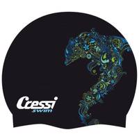 کلاه شنای کرسی مدل Adult Fantasy Cap Black Cressi Adult Fantasy Cap Black Swimming Cap